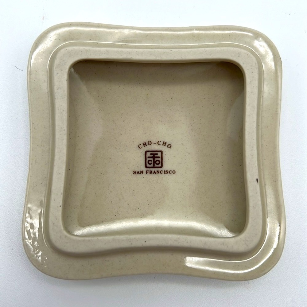 Vintage Takahashi Porcelain Jewelry or Trinket Box- Flower & Butterfly - Picture 7 of 12